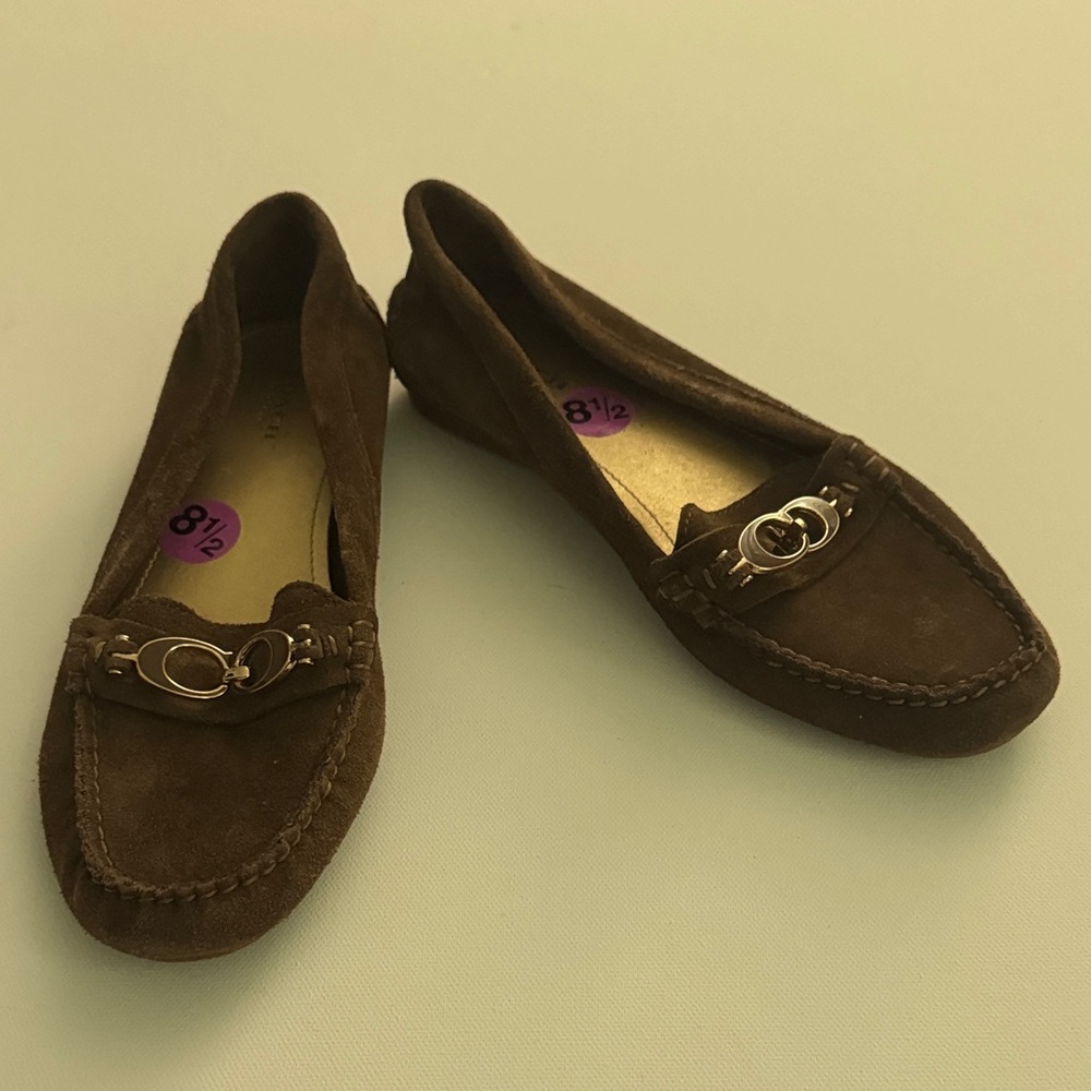 Coach Women’s Suede Driving Shoes Size 7.5